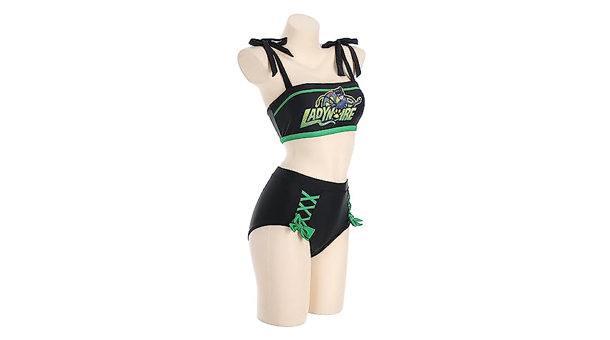 Miraculous Lady Noir Bikini Set Stylish Two Piece Swimsuit For Women