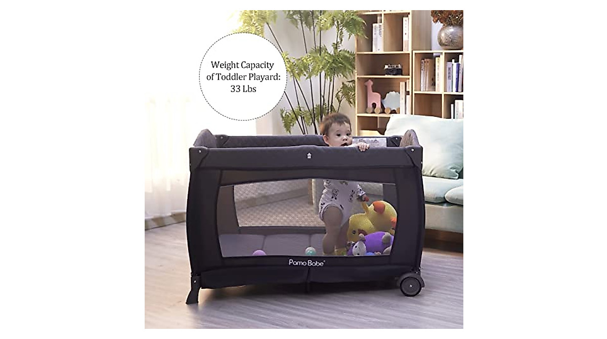 Pamo Babe Playard Deluxe 4 In 1 Nursery Center