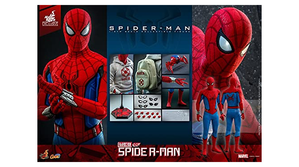 Exclusive Hot Toys Spider Man 1 6 Scale Figure