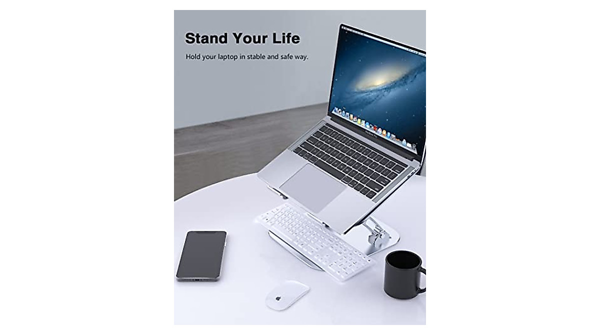 Laptop Stand Portable Riser for Desk - Ergonomic Laptop Holder
