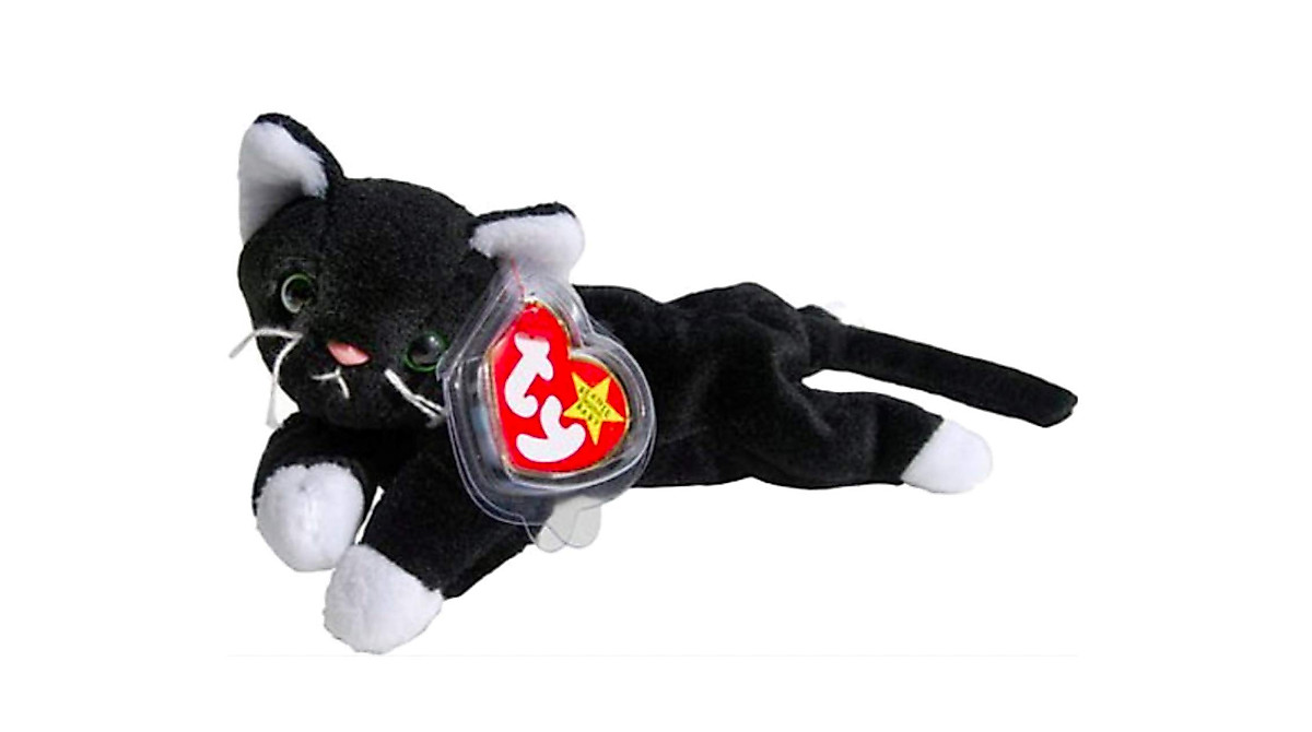 Zip the Black Cat Beanie Baby by Ty Collectible Plush