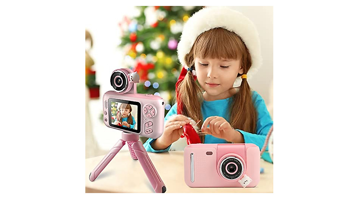 TYTOGE Kids Camera - Fun Reversible 180° Photo & Video Toy