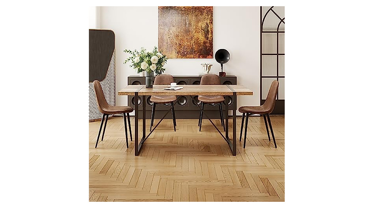 FURNITO 5 Piece Modern Dining Table Set for Your Home
