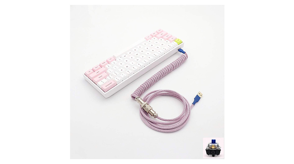 Angitu SK61 Mechanical Gaming Keyboard with RGB LEDs and Gateron ...