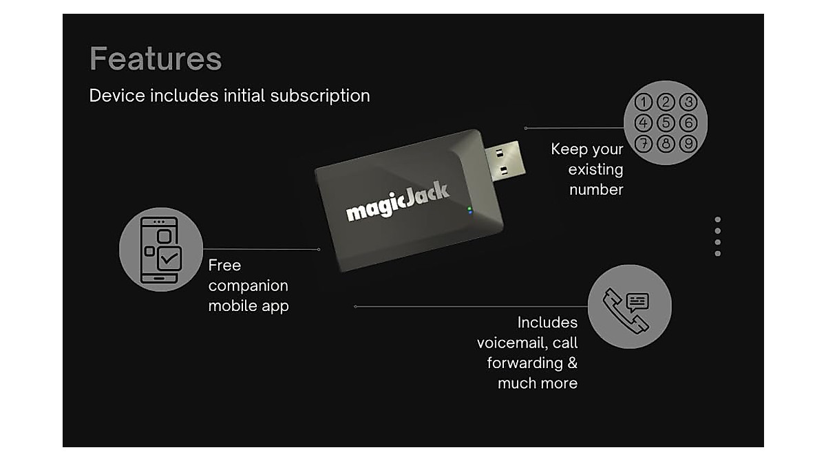 magicJack New 2022 VOIP Phone Adapter | Unlimited Calls & No Monthly Fees