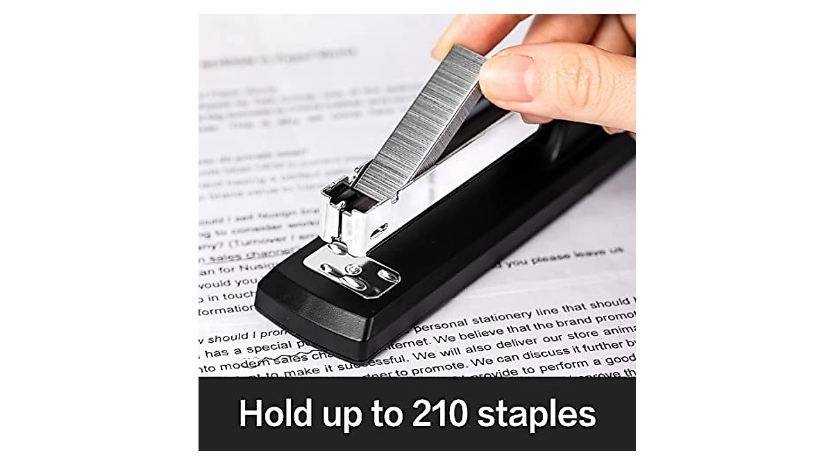 Deli Desktop Stapler - 25 Sheet Capacity & Staples Included