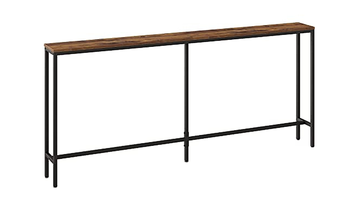 Superjare 70.8 Inch Console Table – Stylish Industrial Entryway & Sofa ...