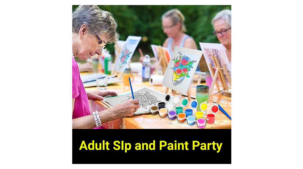 Essenburg Flower Lady Paint Kit | Perfect for Sip & Paint