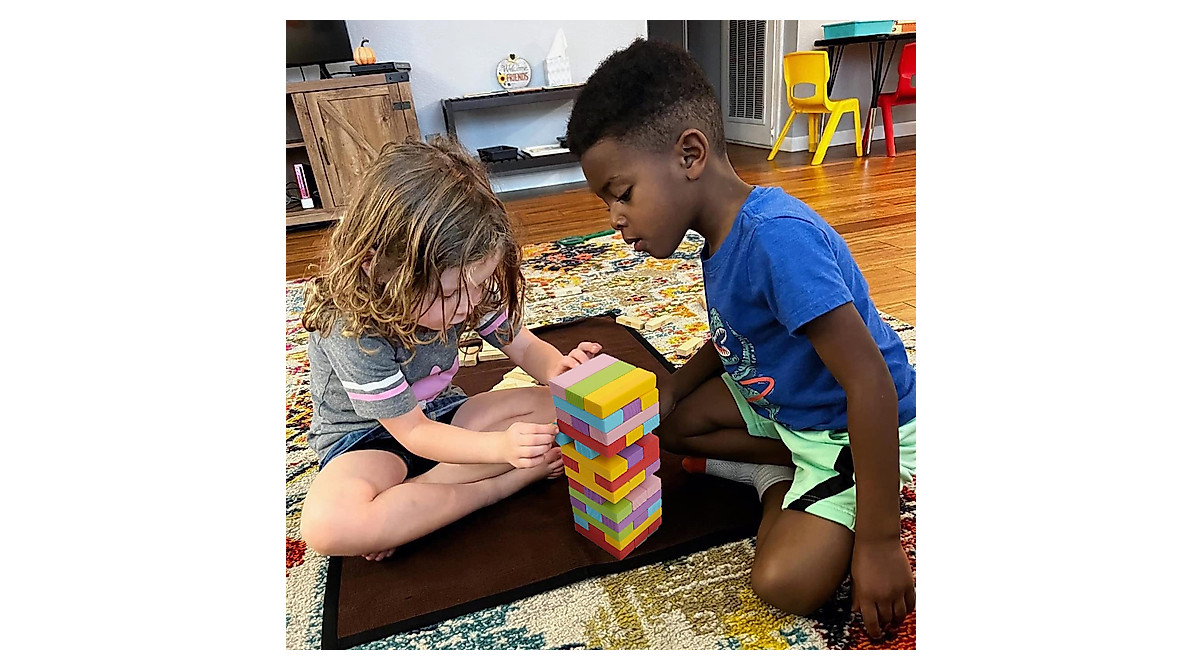 Gentle Monster Colorful Wooden Stacking Blocks for Kids