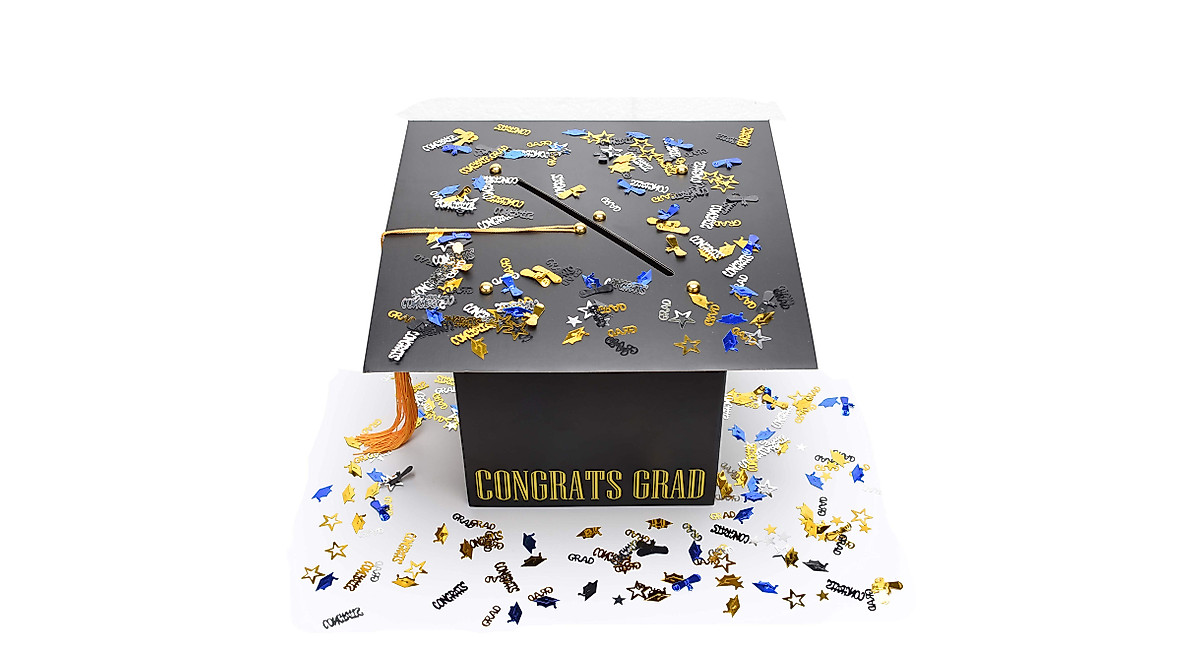 Graduation Card Box with Tassel - Perfect for Graduation Parties