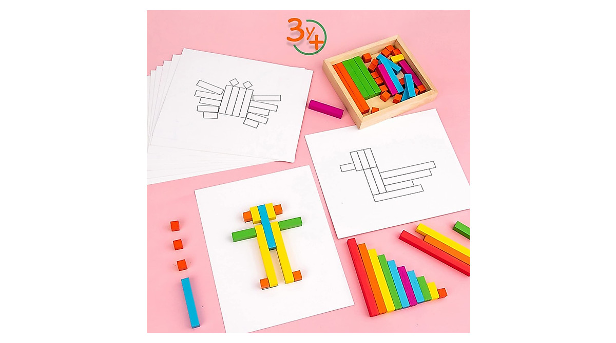 Shanrya Math Number Rods - Fun Learning for Kids