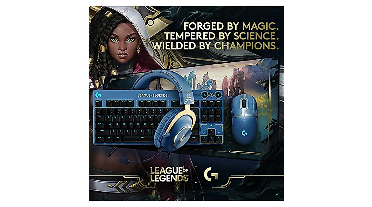 Logitech G PRO League of Legends Gaming Keyboard - Portable & Responsive