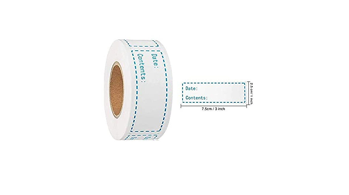 250PCS Removable Freezer Labels for Food Storage