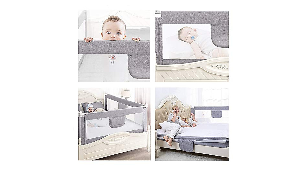 Extra Long Bed Rails for Toddler Safety | etonweag