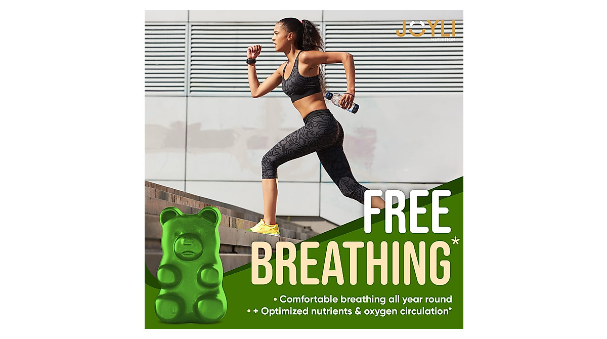 JOYLI Hemp Gummies for Lung Health and Nicotine Detox | Vegan & Sugar-Free