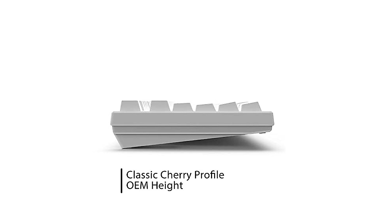 KEYMECHER PBT Custom Keycaps - White Snowflake Set