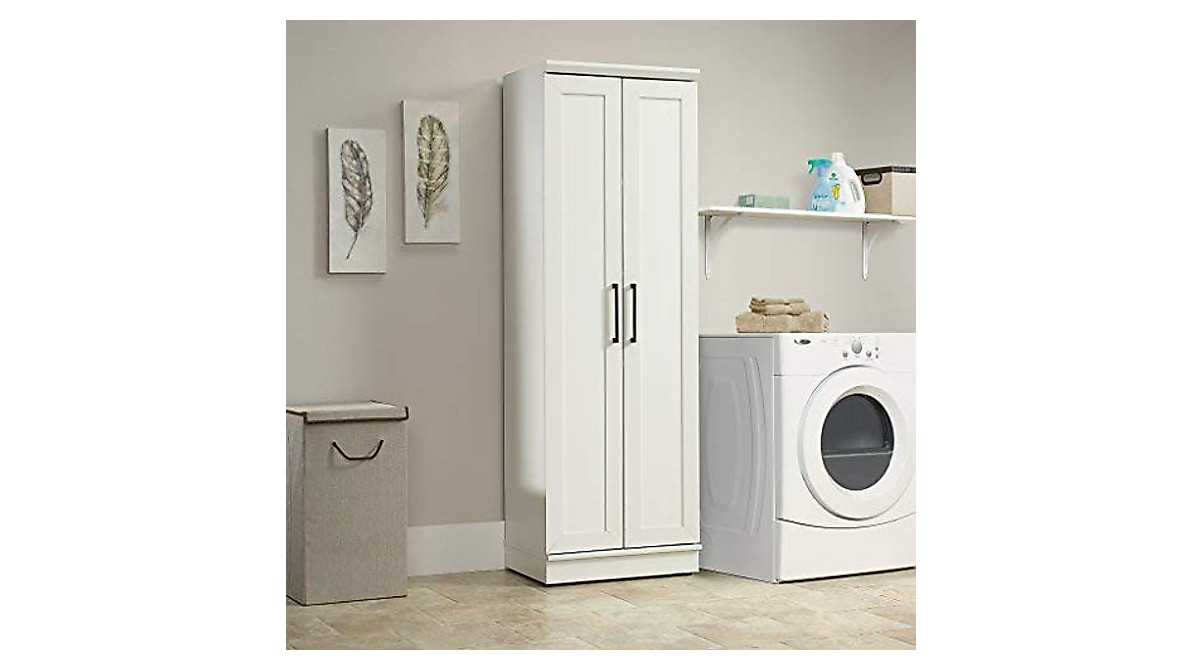 HomePlus Storage Cabinet in Soft White Finish