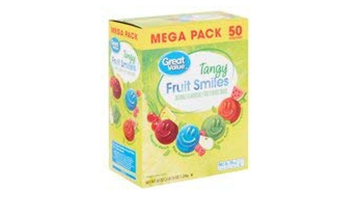 Great Value Tangy Fruit Smiles - Low-Calorie Vitamin C Snacks