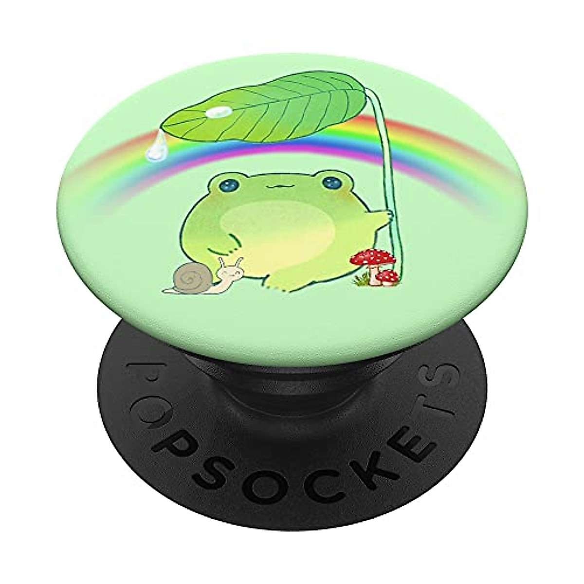 Kawaii Cute Frog Lover Rainbow Cottagecore Aesthetic PopSockets ...