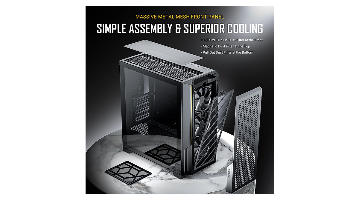 Antec P20C Mid-Tower PC Case with Massive Airflow and Dual Radiator Support
