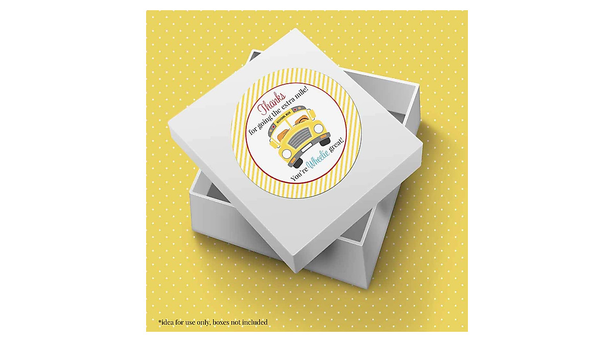 Go The Extra Mile School Bus Driver Appreciation Stickers - 40 Fun ...