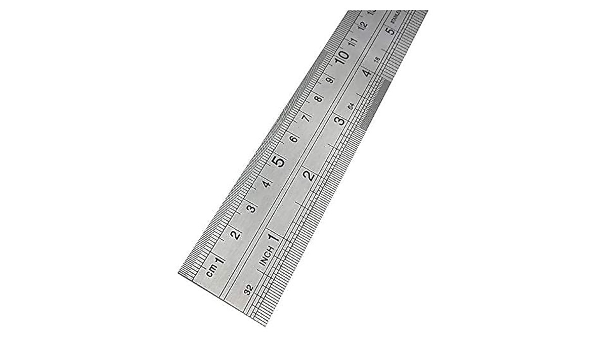 Azbvek Stainless Steel Ruler - 1M Precision Measuring Tool