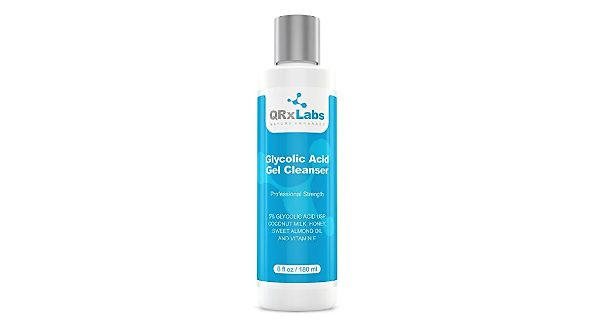 QRxLabs Glycolic Acid Face Wash - Anti-Aging Cleanser