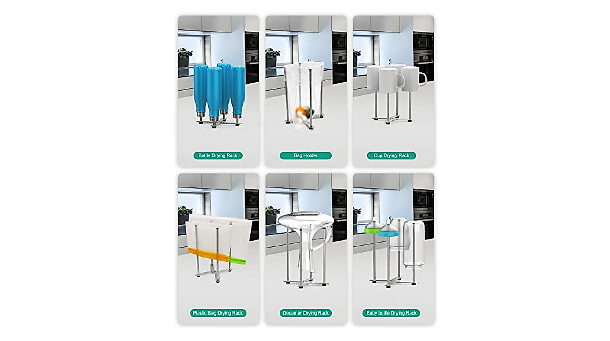 SHILFID Multi-Functional Drying Rack for Decanters & More