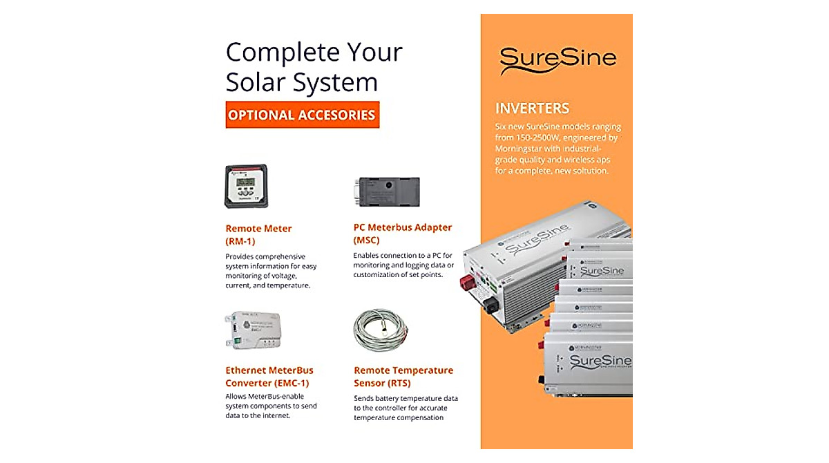 Morningstar Prostar 15A PWM Solar Charge Controller