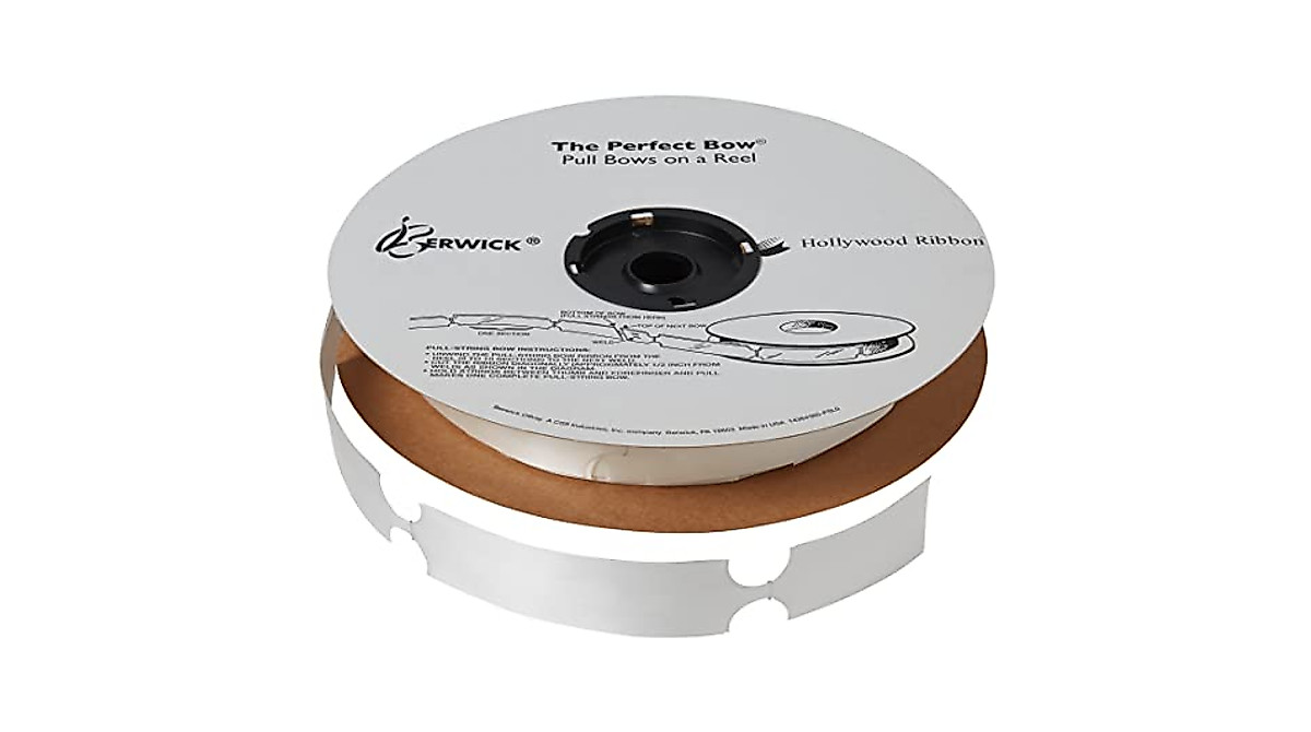 Berwick Perfect Bow Pull Ribbon - 50 White Bows