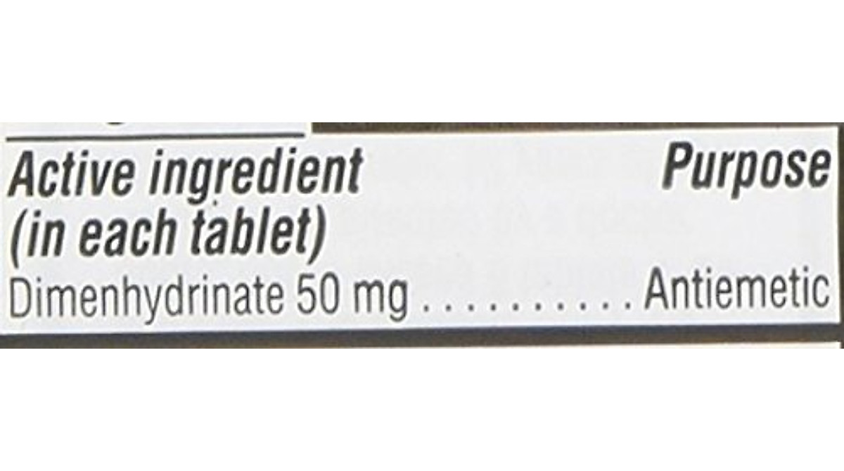 Equate Motion Sickness Relief Tablets – Fast-Acting Travel Nausea Relief