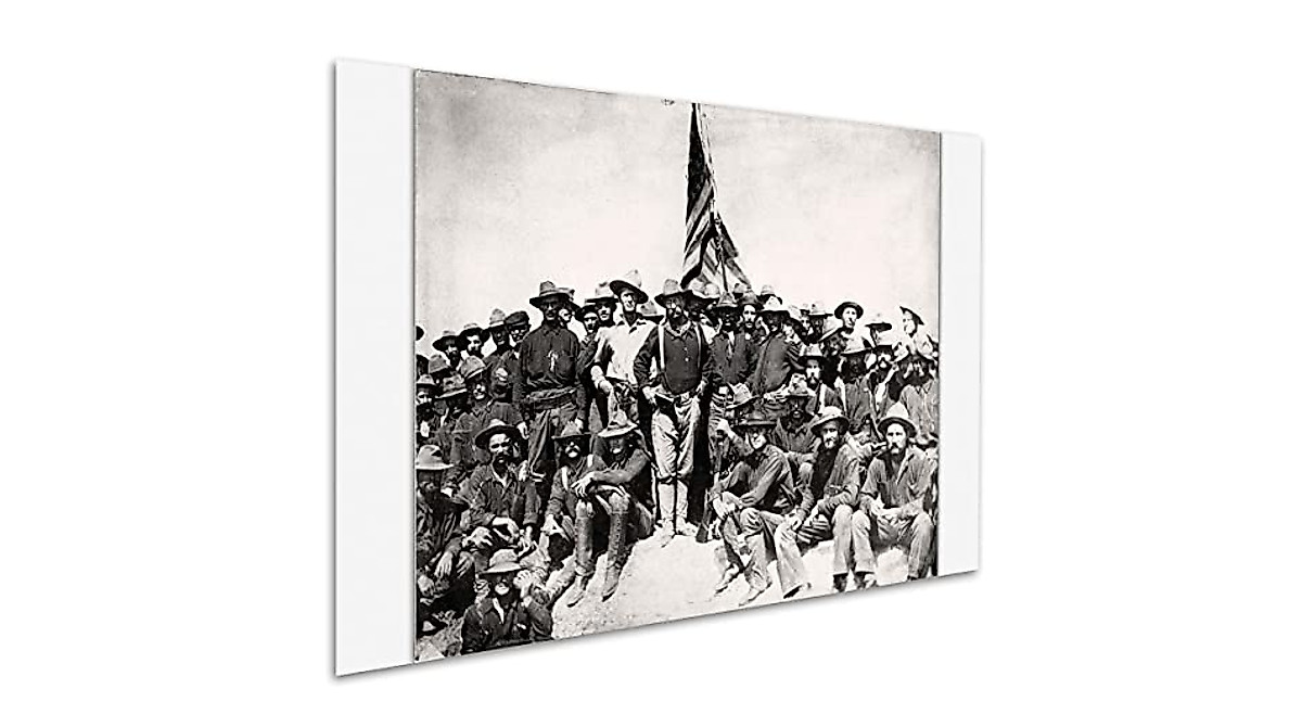 History Prints Teddy Roosevelt & the Rough Riders Poster - 16x24 Inches
