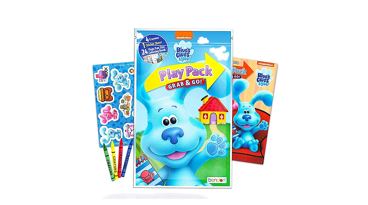 Blue's Clues Mini Backpack Set - Toddler Backpack with Coloring & Stickers