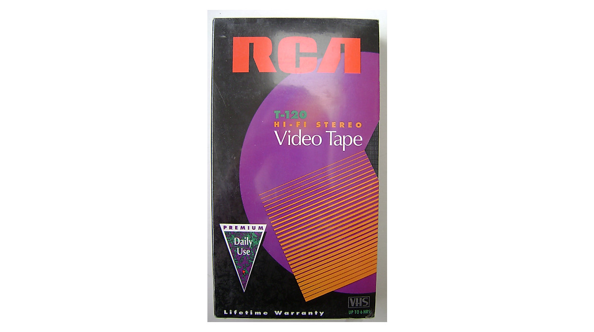 RCA T-120 Hi-Fi Stereo VHS Tape - Durable & Premium