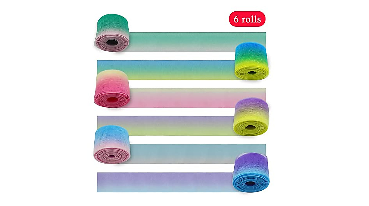 6 Color Organza Chiffon Ribbons for Gifts & Crafts | YaeYur
