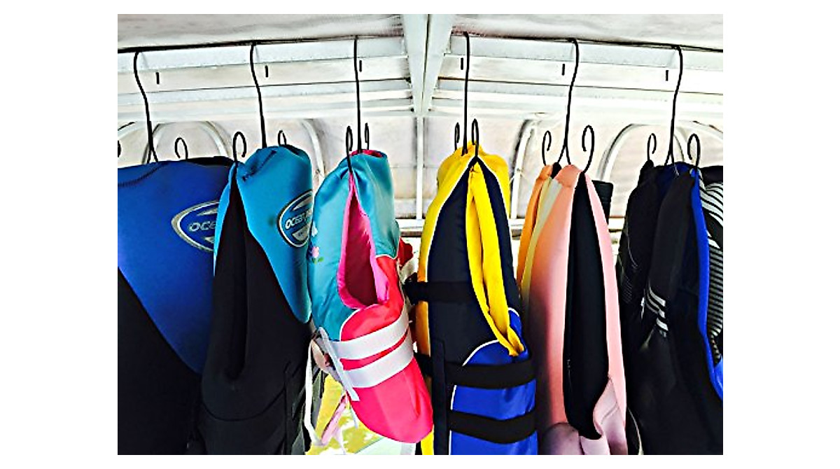 Life Jacket Hanger Set – Dry & Store Your Life Preservers Efficiently