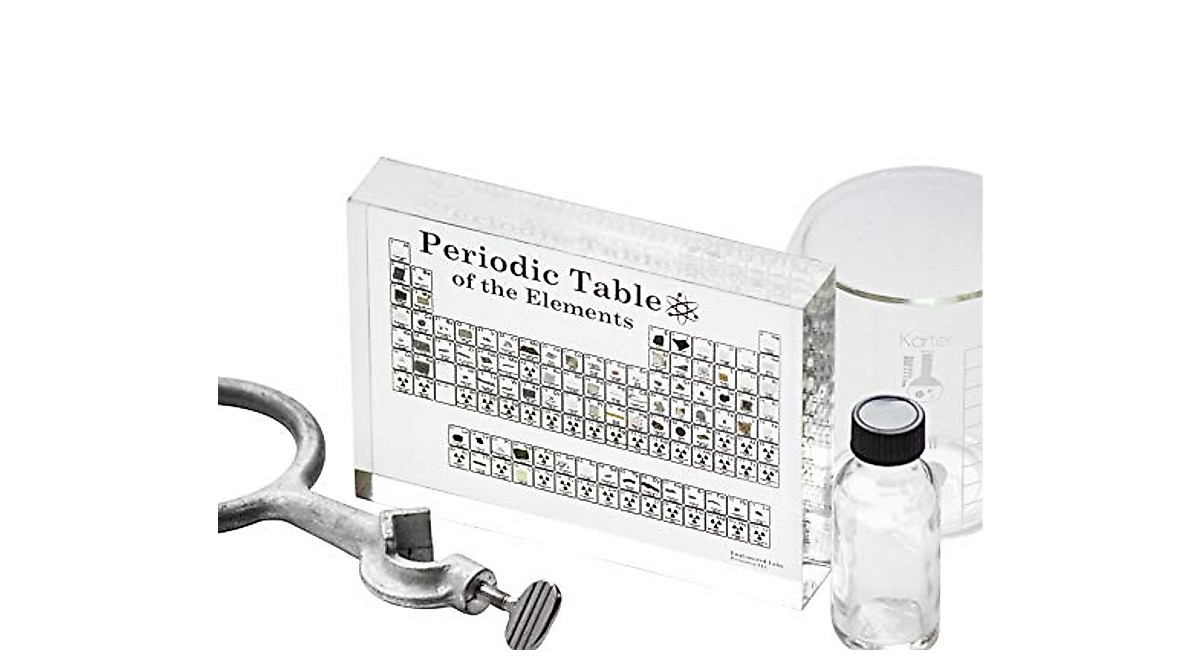 Heritage Periodic Table of Elements - Real Samples Made in USA