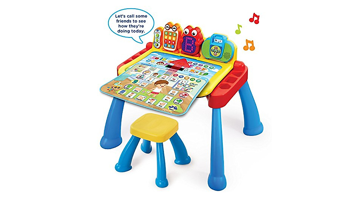 VTech Touch and Learn Activity Desk Deluxe – Interactive Toddler Learning