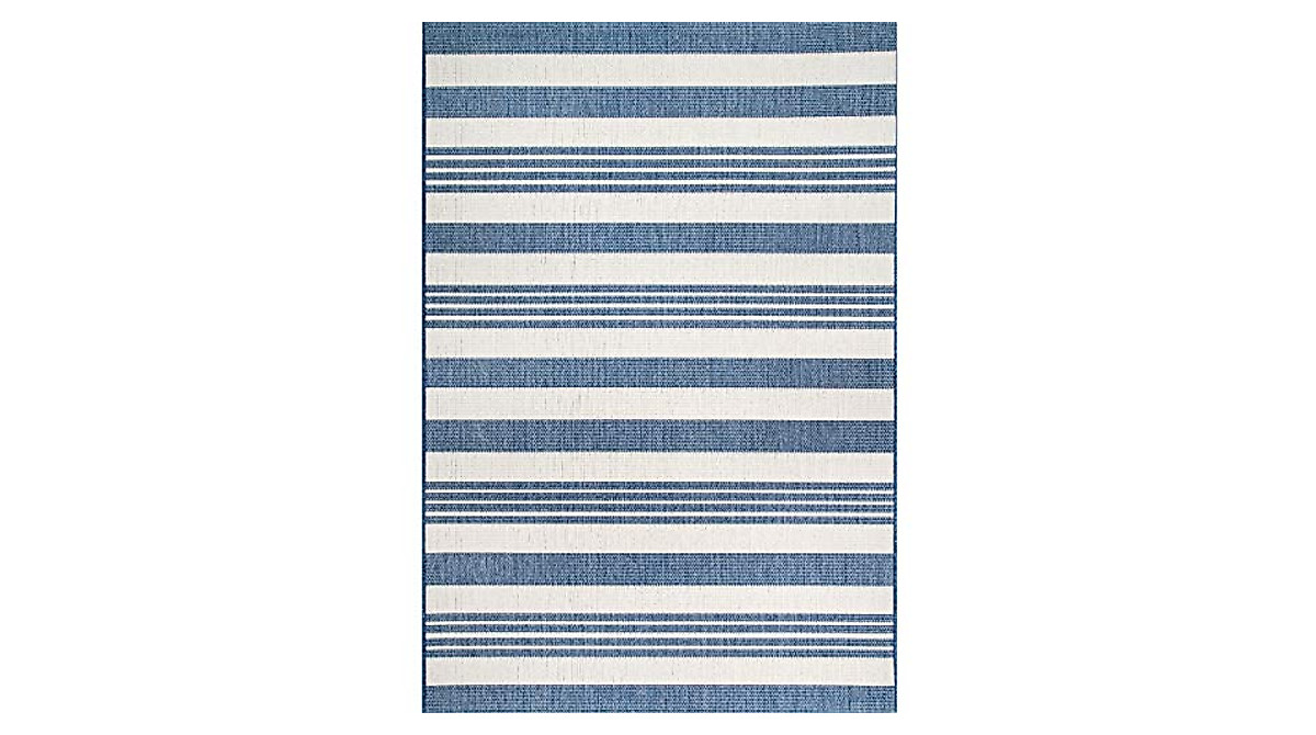 nuLOOM Robin Multi Stripe Indoor/Outdoor Rug – Durable & Stylish