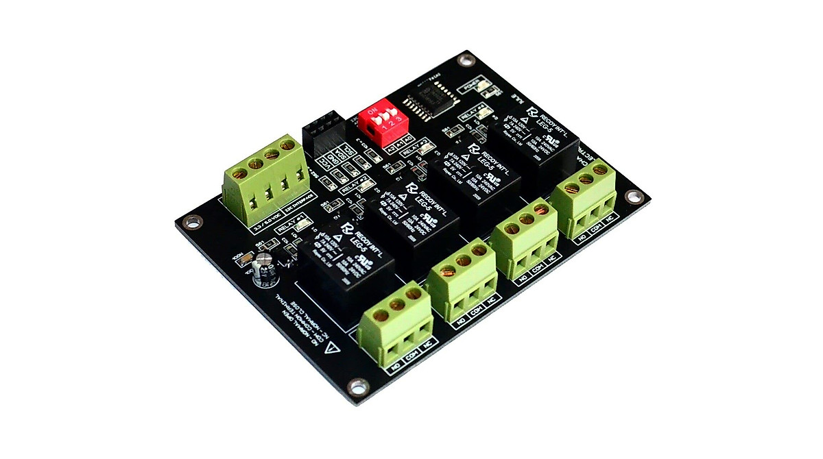 4 Channel I2C Relay Module for Arduino & Raspberry Pi