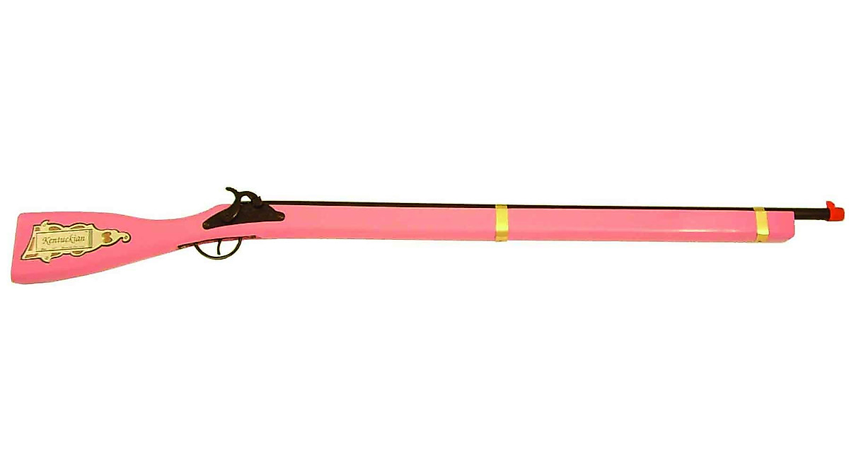 Parris Classic Pink Toy Rifle - Real Wood & Steel Firearm for Kids