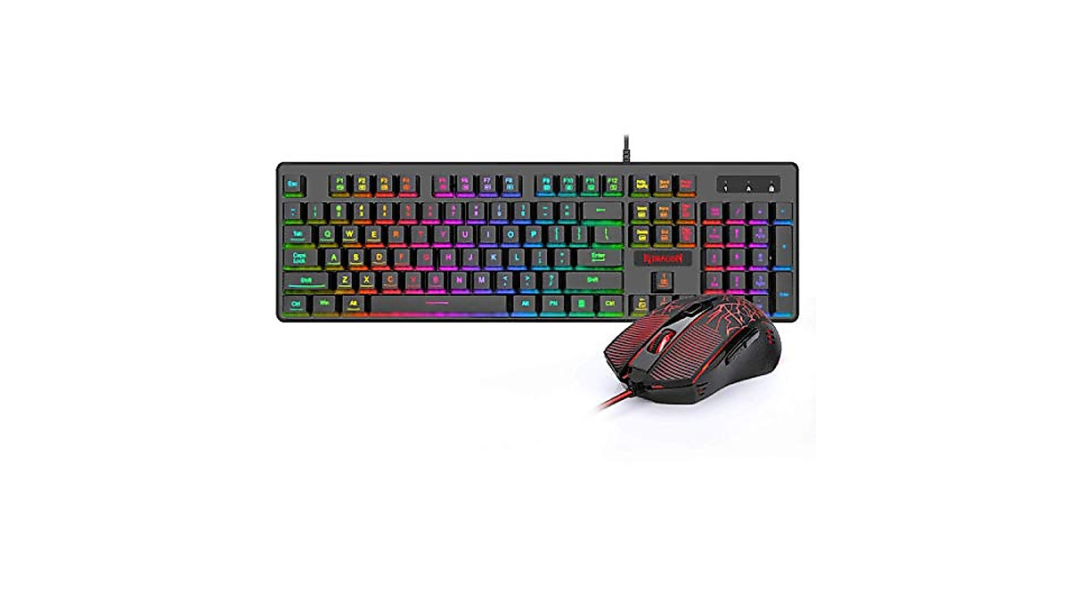 Redragon S107 RGB Gaming Keyboard & Mouse Combo