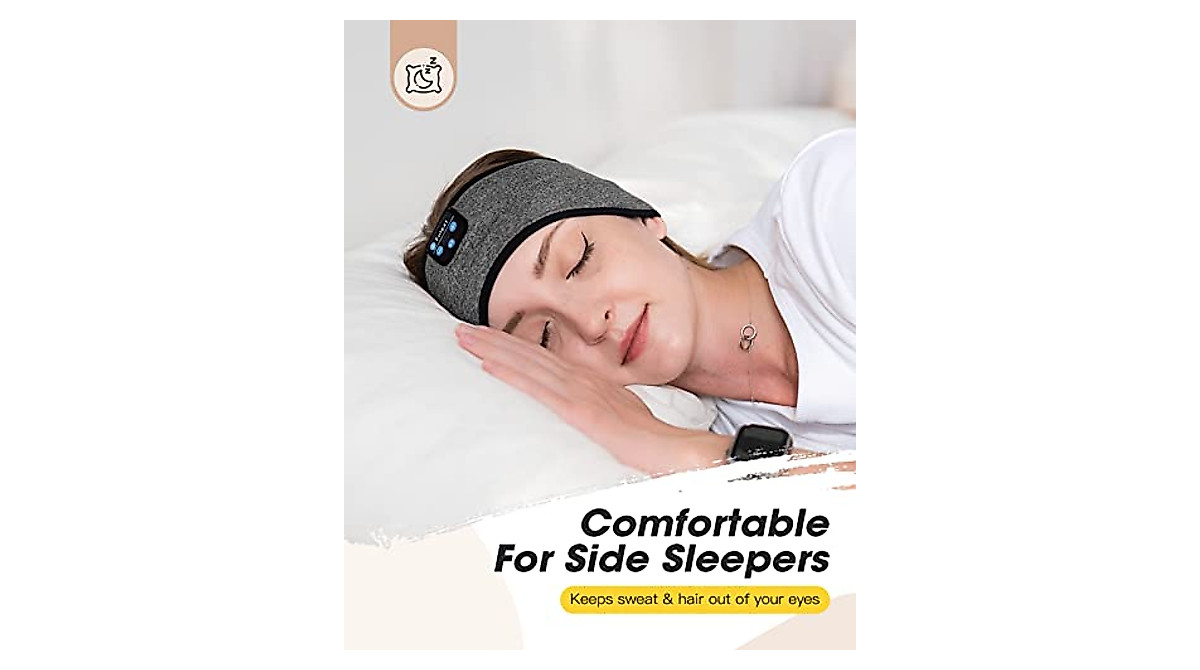 Bluetooth Sleep Headphones , Noise Cancelling Sleep Headband With Ultra - View #7