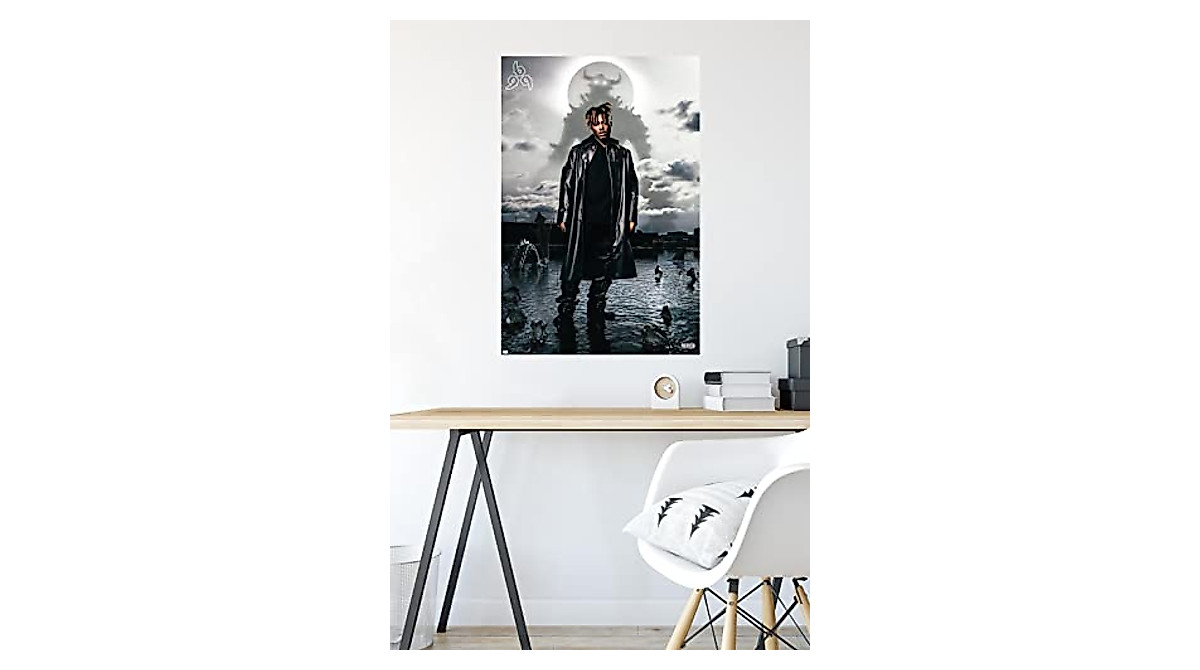 Juice WRLD Fighting Demons Wall Poster - High-Resolution Art