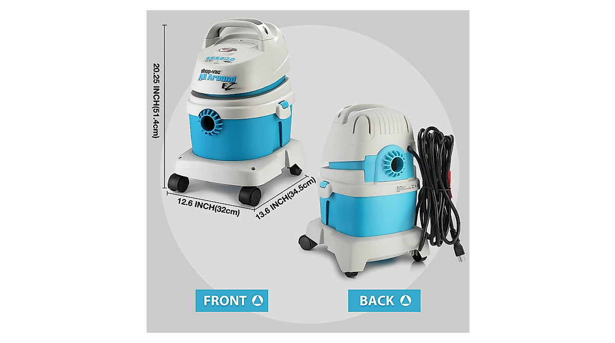 Shop-Vac 1.5 Gallon Wet/Dry Vacuum - Powerful &amp; Portable