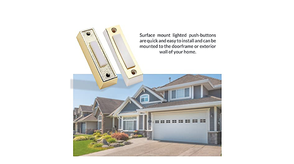 Newhouse Hardware CKIT1 Two Note Electric Door Bell Chime Kit