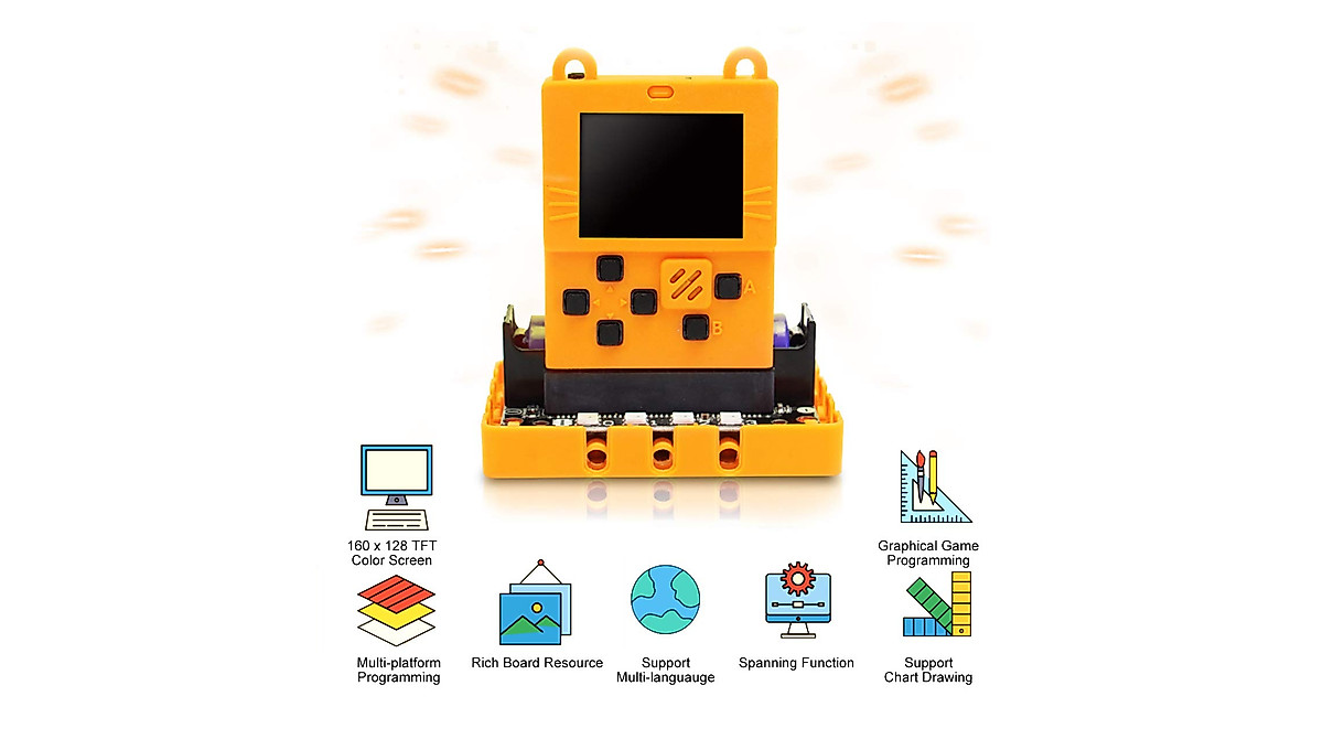 KittenBot Meowbit: Retro Game Console for Coding Enthusiasts