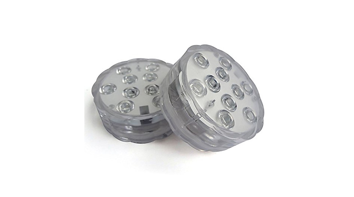 Durawell Color Changing Submersible LED Lights - 13 Colors & Modes