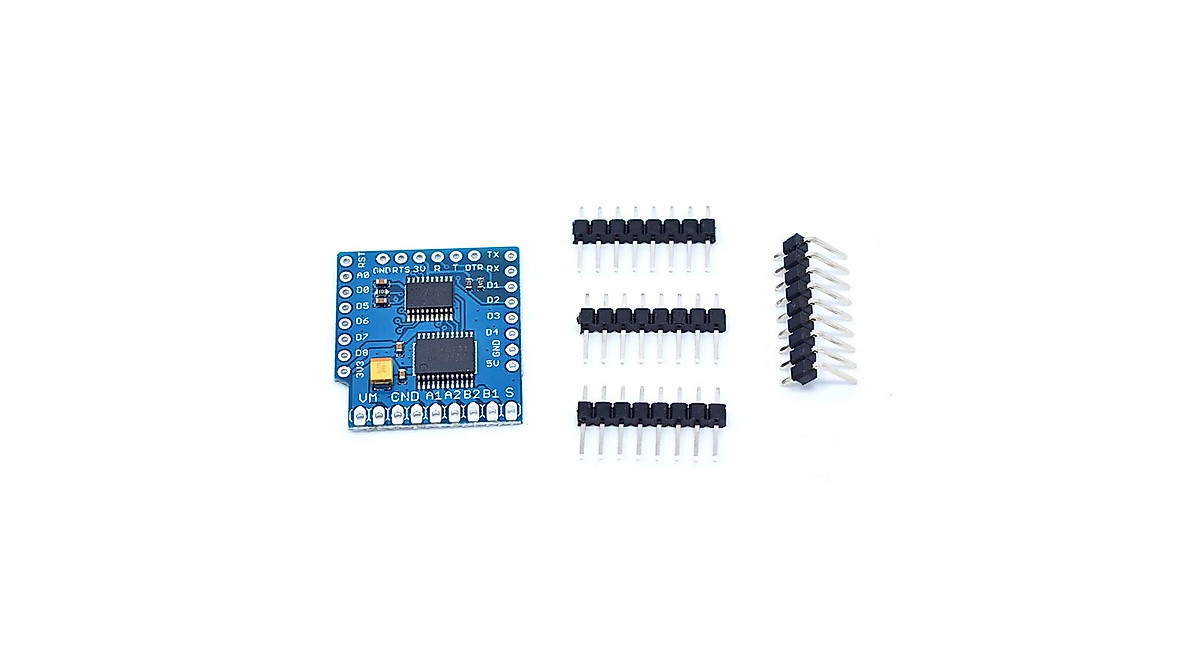 D1 Mini Dual Motor Driver Shield for WeMos - Control 2 DC Motors Easily