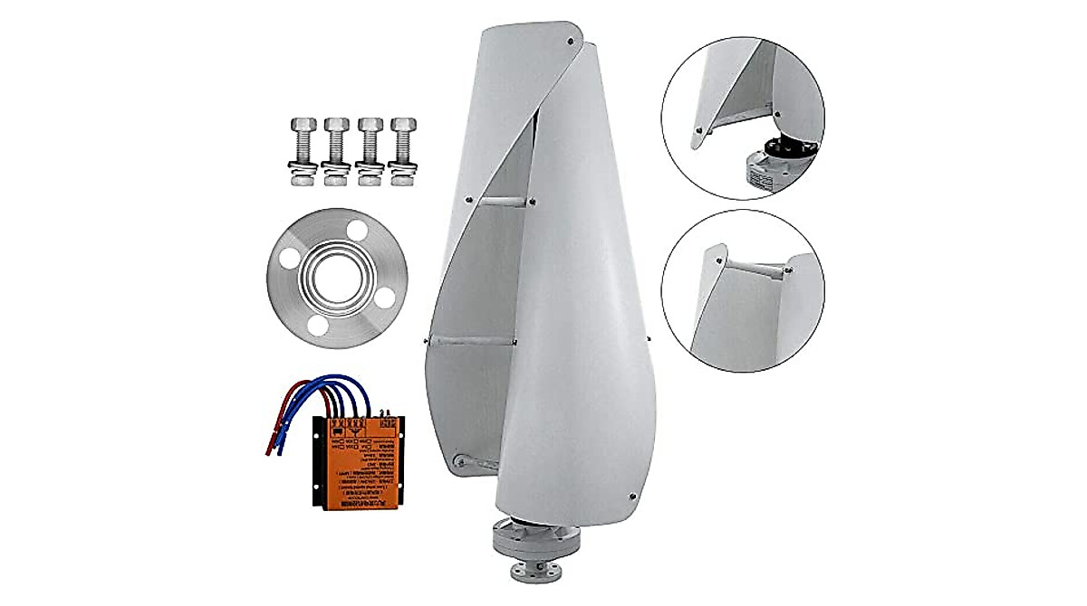 TBVECHI 400W 12V Vertical Wind Turbine Generator - Low Speed